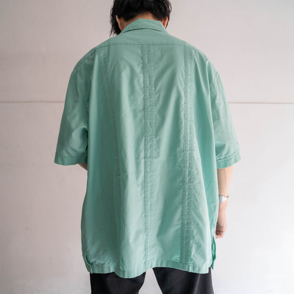 1990s emerald green cuba s/s shirt