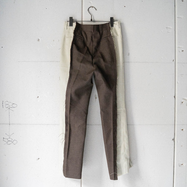 Japan vintage slacks wool × houndstooth docking pants