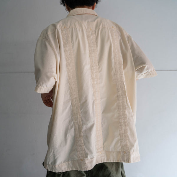 1990s light yellow cuba s/s shirt