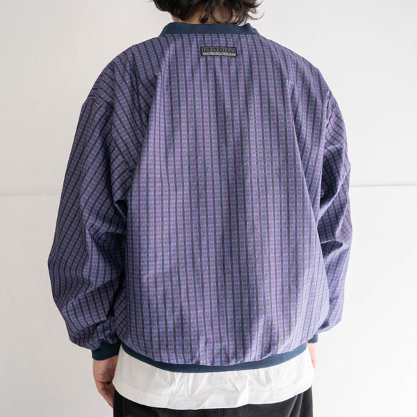 around1990s 'FORRESTER'S' purple check pull over
