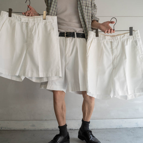 1980-90s Swedish military white shorts 'mint condition'