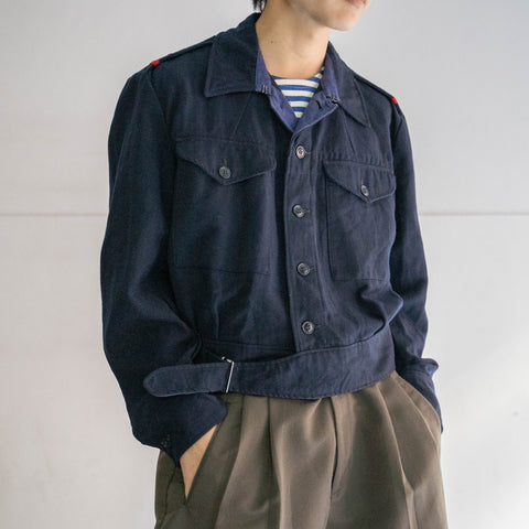 1950-60s France navy battle dress jacket -with ST patch-