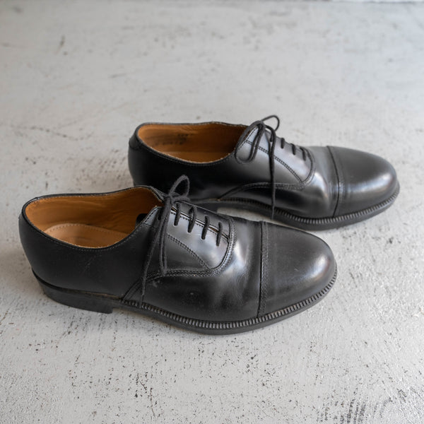 2000s British military black leather shoes 'mint condition'