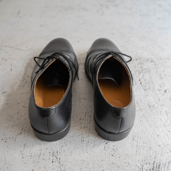 2000s British military black leather shoes 'mint condition'