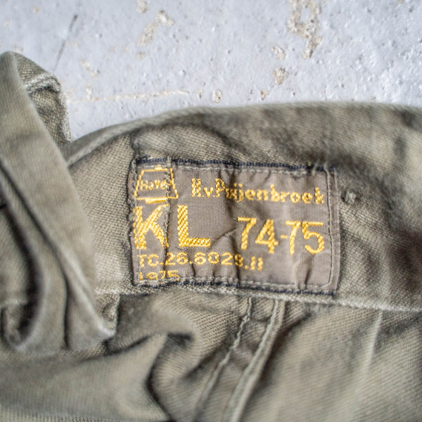 1970s Dutch military cargo pants -with side adjuster-