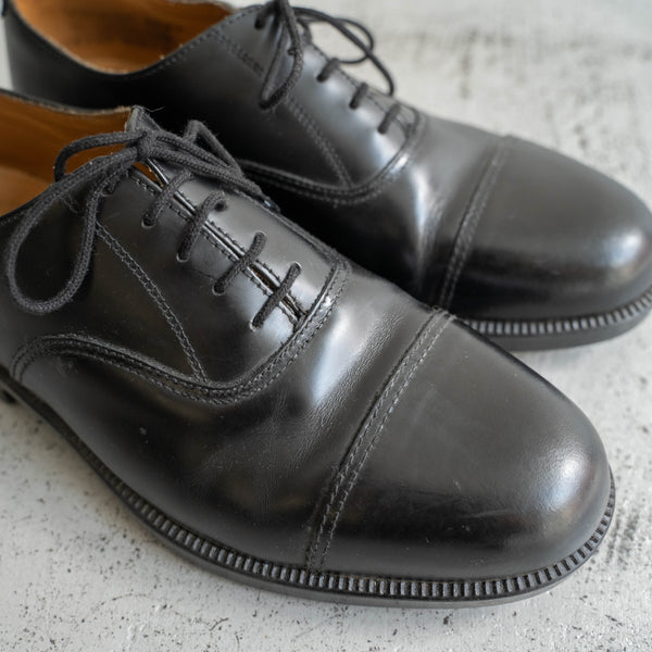 2000s British military black leather shoes 'mint condition'