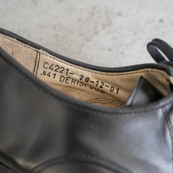 around 2000s Italian military leather shoes ‘dead stock’ -3