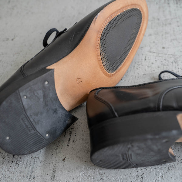 around 2000s Italian military leather shoes ‘dead stock’ -3
