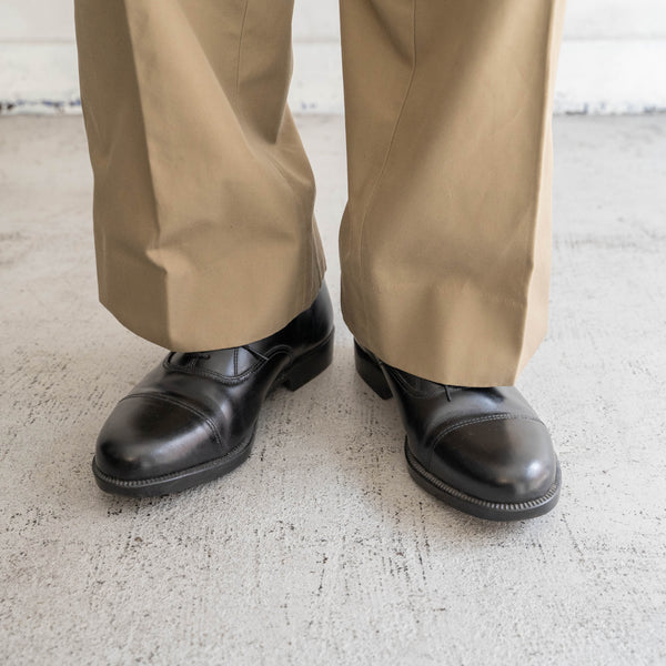 2000s British military black leather shoes 'mint condition'