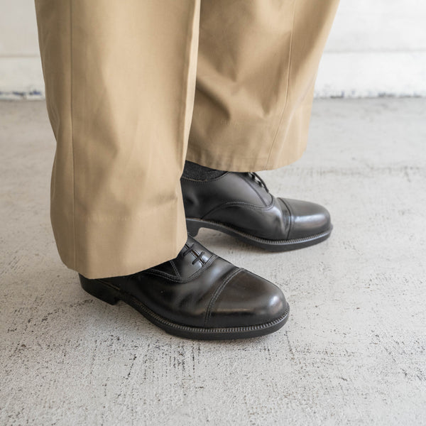 2000s British military black leather shoes 'mint condition'