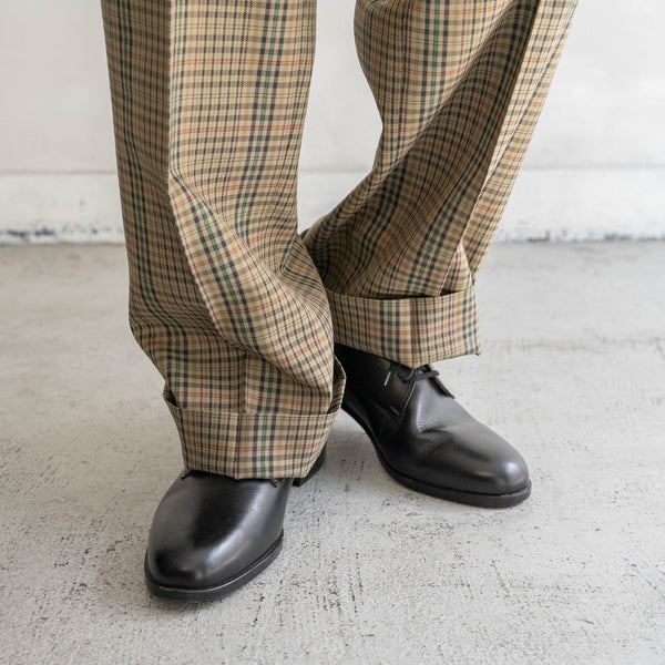1980s Italian military black leather shoes 'dead stock'