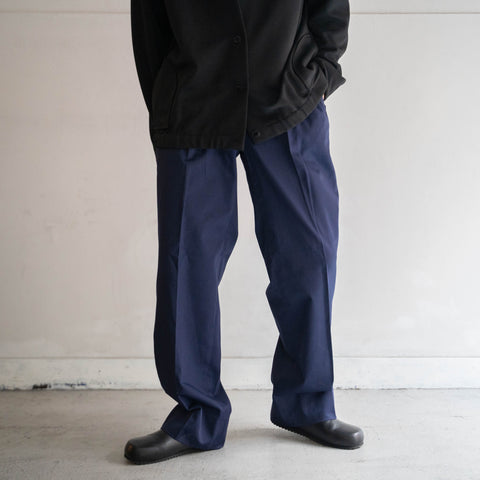 2000s Italian military navy one tuck slacks 'dead stock'