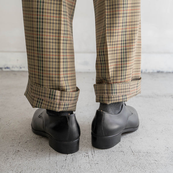 1980s Italian military black leather shoes 'dead stock'