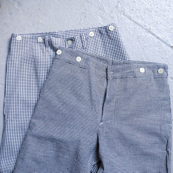 1980-90 Europe houndstooth chef pants 'dead stock'