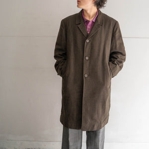 around 1970s Japan vintage wool chester coat -good pattern & color-