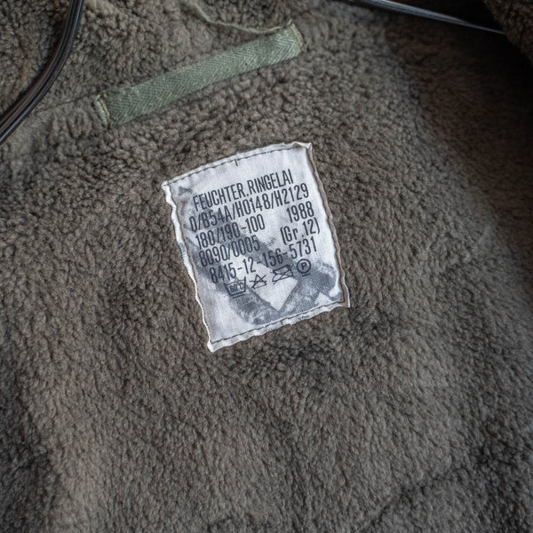 1980s German military half coat with liner