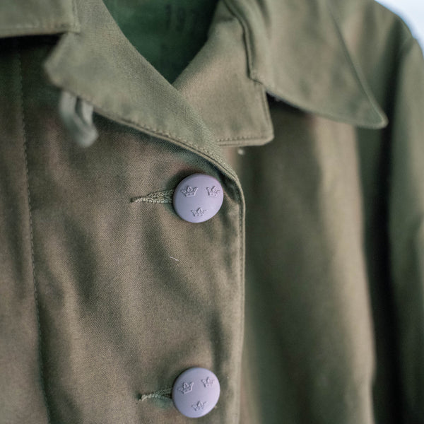 1970s Swedish military field jacket -short length ver- 'dead stock'