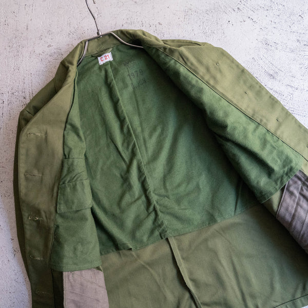 1970s Swedish military field jacket -short length ver- 'dead stock'