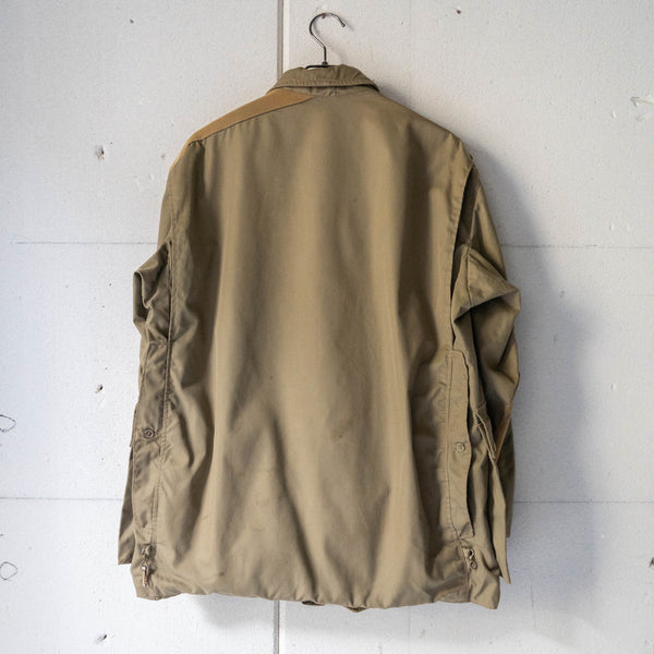 1970-80s Europe khaki color hunting jacket -good damage-