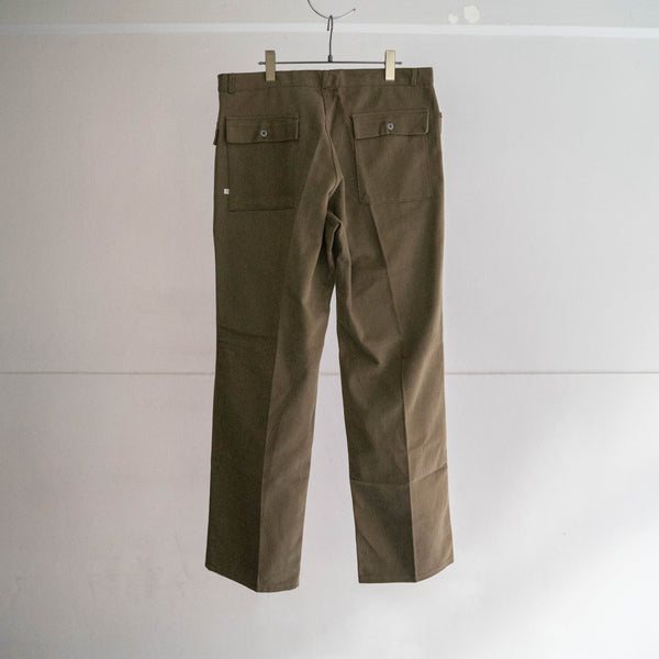 1980s Europe beige hunting pants -big front pockets- 'dead stock'