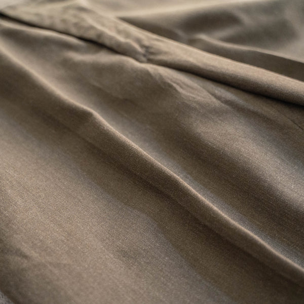 1980s US military dark khaki straight dress pants