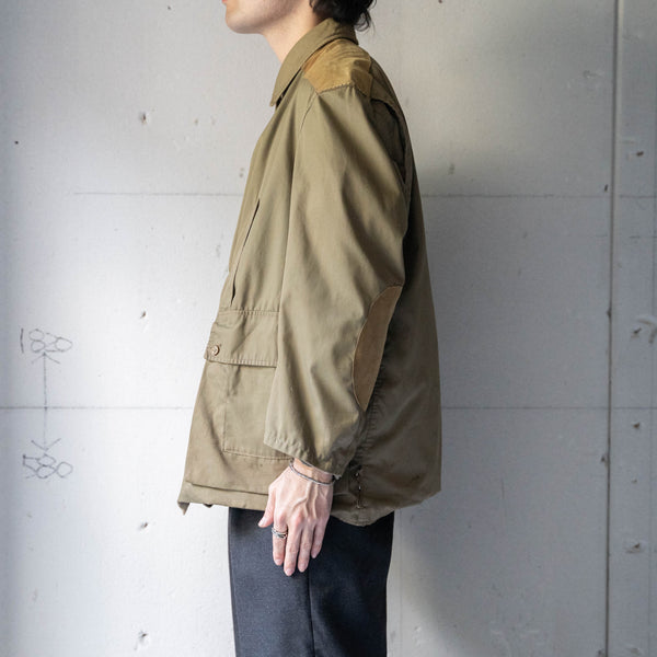 1970-80s Europe khaki color hunting jacket -good damage-