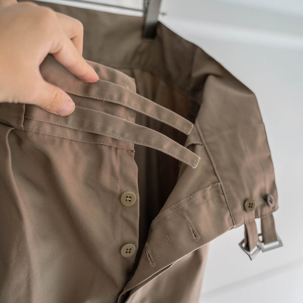 2000s Italian military beige gurkha shorts