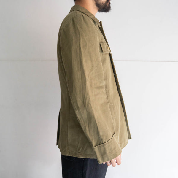 1960-70s Italian military safari jacket  -olive type- 'dead stock'