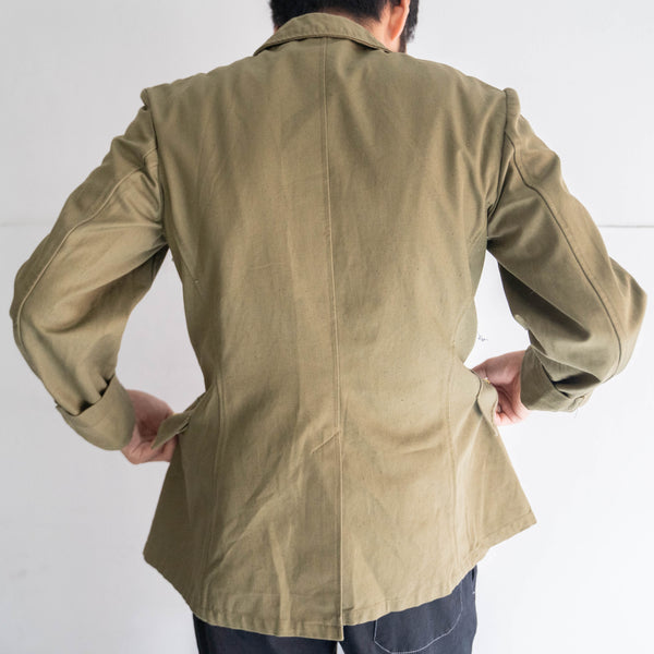 1960-70s Italian military safari jacket  -olive type- 'dead stock'