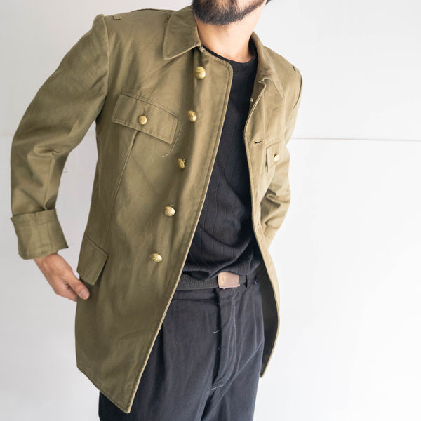 1960-70s Italian military safari jacket  -olive type- 'dead stock'