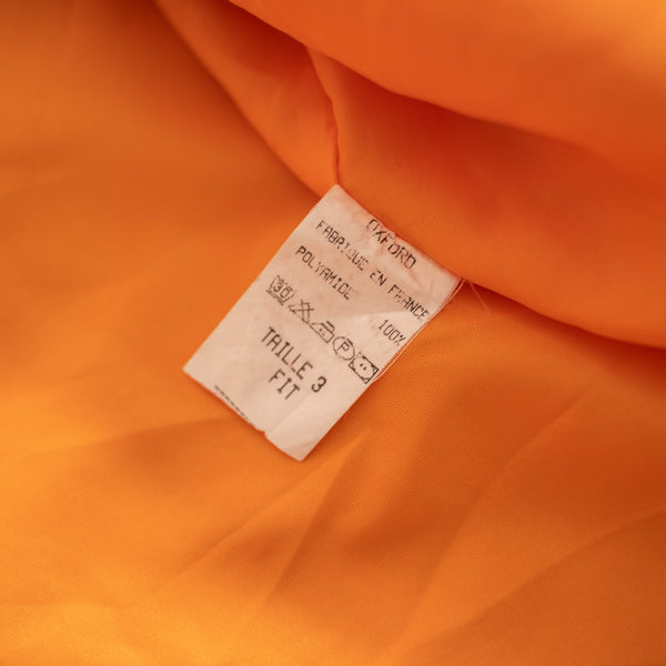 1980s France vivid orange short blouson