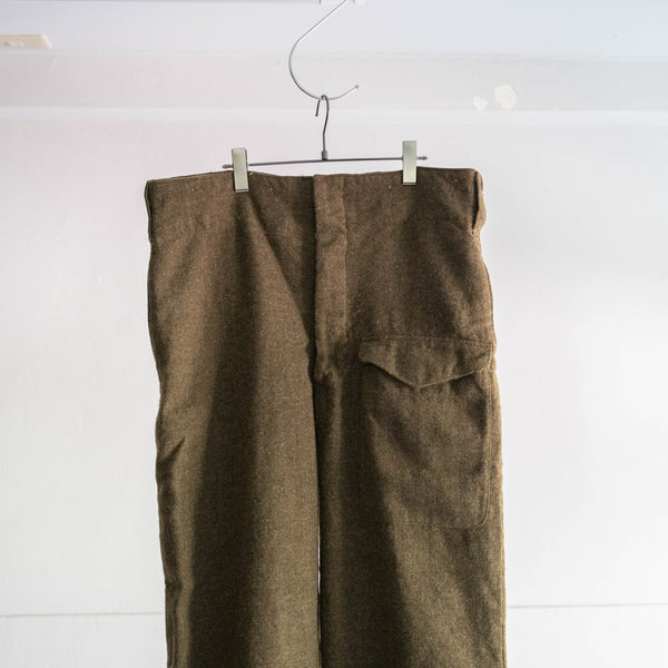 1950s Canadian military wool battle dress pants