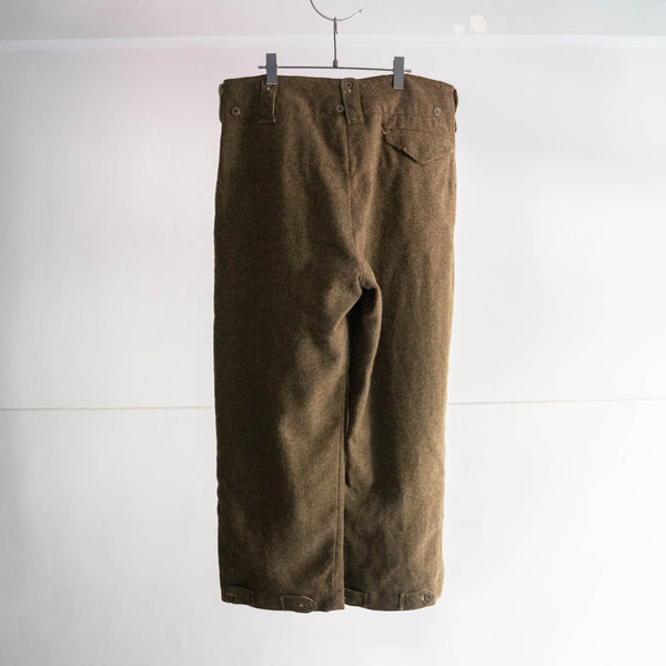 1950s Canadian military wool battle dress pants