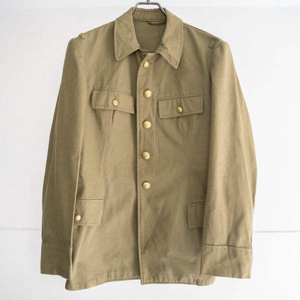 1960-70s Italian military safari jacket  -olive type- 'dead stock'