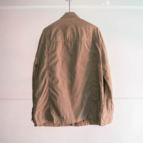 2000s beige tech jacket -bleach-