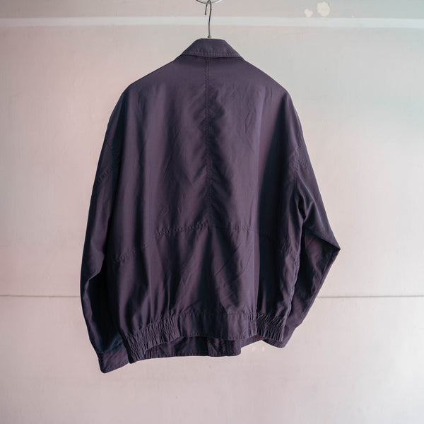 1990s navy casual short blouson