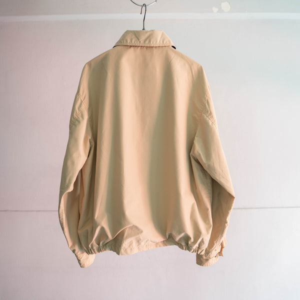 1990s pale yellow short blouson