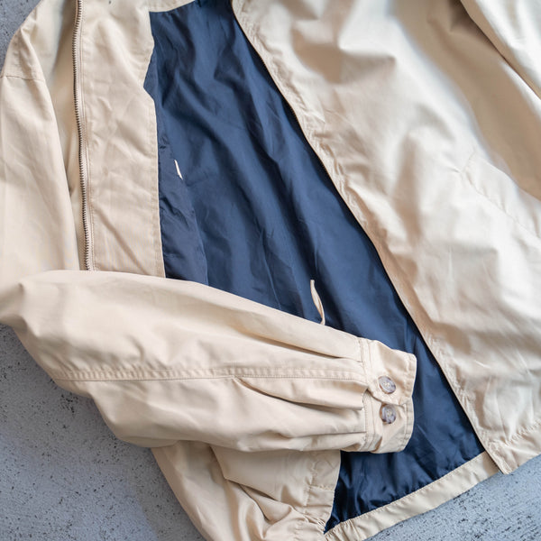 1990s pale yellow short blouson