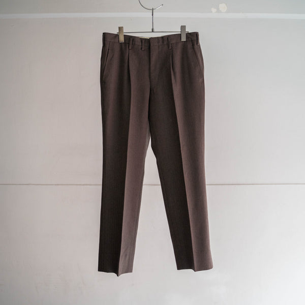1990s Japan vintage brown HBT wool slacks