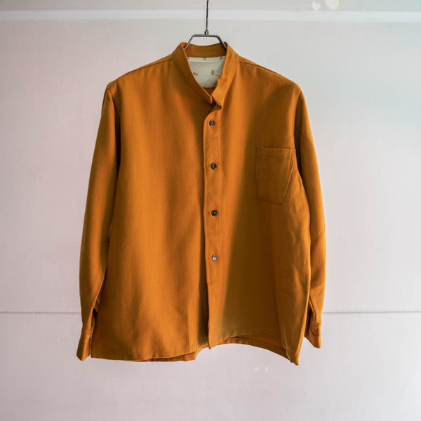 brown wool short jacket -hand made-