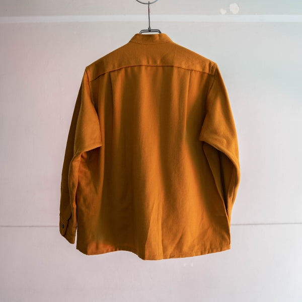 brown wool short jacket -hand made-
