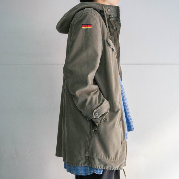 1980s German military half coat with liner