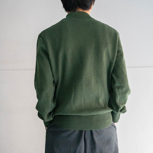 1990s Italy green pullover knit 'dead stock'