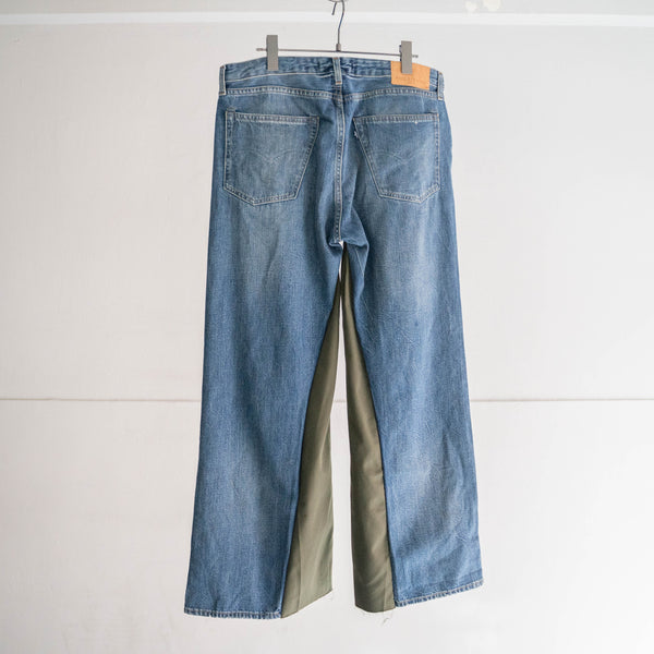 Levi's denim × Europe military docking wide pants