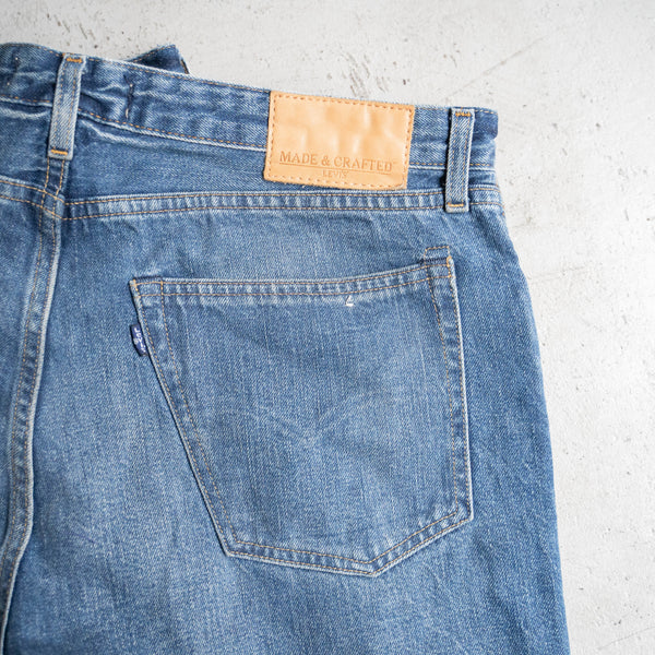 Levi's denim × Europe military docking wide pants