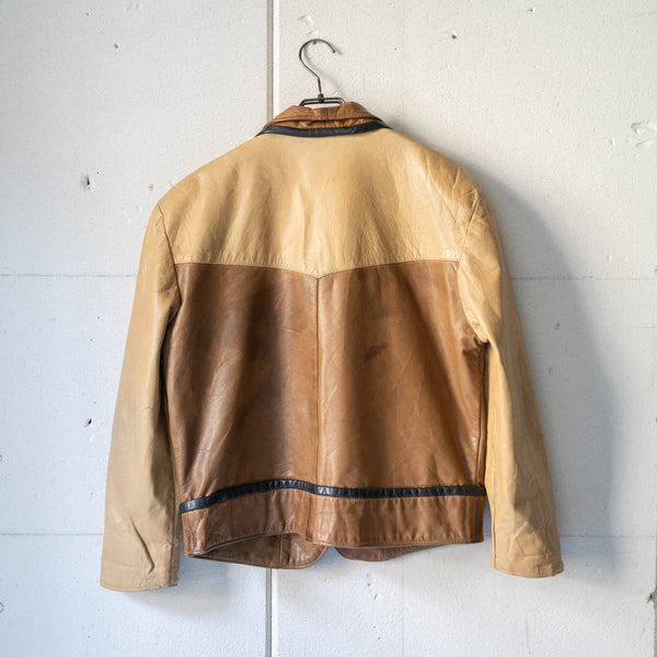 around 1980s Germany switching design leather jacket