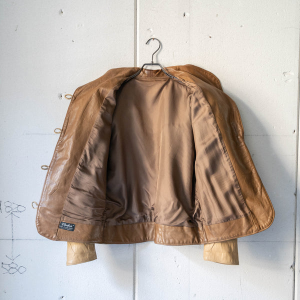 around 1980s Germany switching design leather jacket