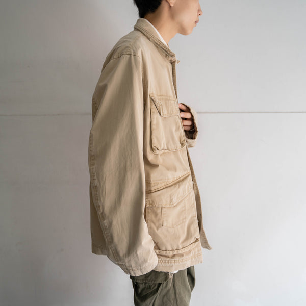 2000s Timberland beige 4 pockets jacket -good fade-