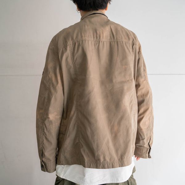 2000s beige tech jacket -bleach-