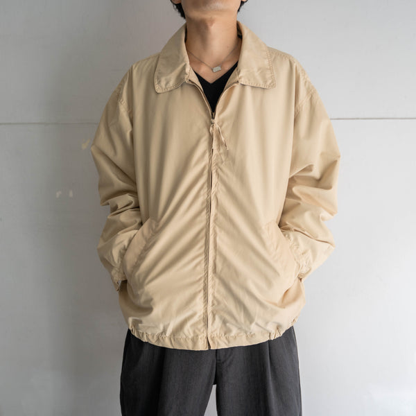 1990s pale yellow short blouson